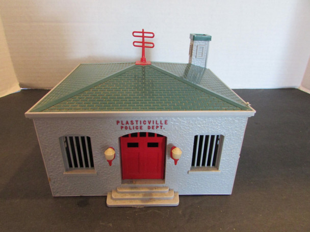 Vtg Bachmann 0-027 scale Plasticville Police Dept PD-3   Complete  PR