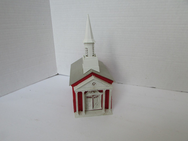 Bachmann Plasticville 1803 O/S  Colonial Church Red Missing Window Grill  PR