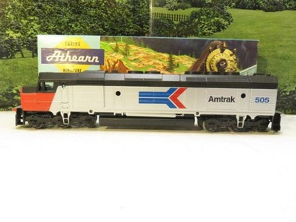 ATHEARN HO TRAINS - 3624 AMTRAK FP-45 DIESEL LOCO  LN- BXD- RUNS FINE-S31V