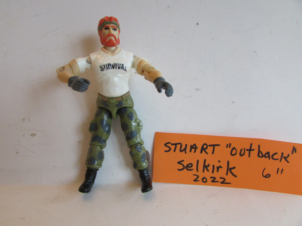 GI Joe Action Figure Stuart "Outback" Selkirk 3.75"  1987 Original  L9l