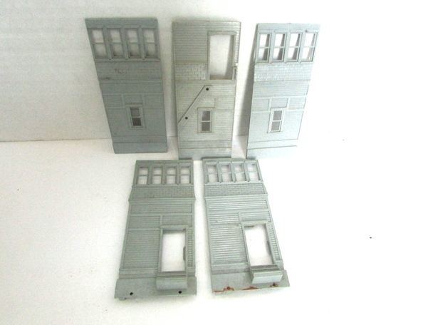 HO Plasticville Switch Tower 5 Extra Grey Sides Parts     PR