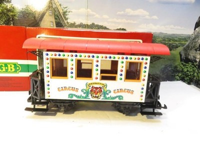 LGB G SCALE - LGB 3036 CIRCUS COACH CAR- NEW- SH - The Model Train