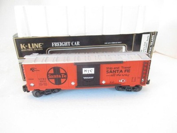 VINTAGE K-LINE TRAINS - K-90010 KCC -SANTA FE REEFER- 0/027- LN- BOXED- HC1