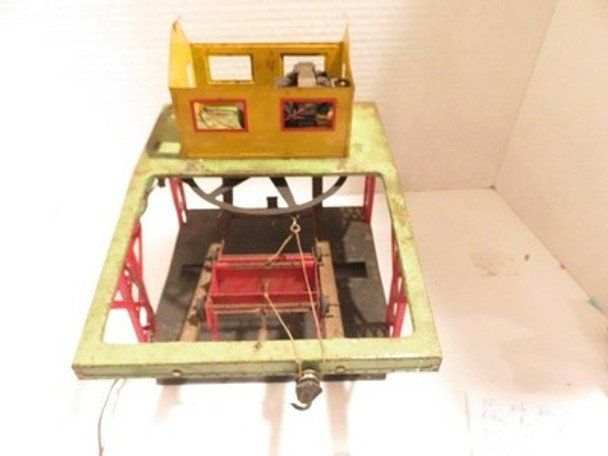 AMERICAN FLYER POST-WAR  751 LOG LOADER ACCESSORY - GOOD FOR PARTS- S17