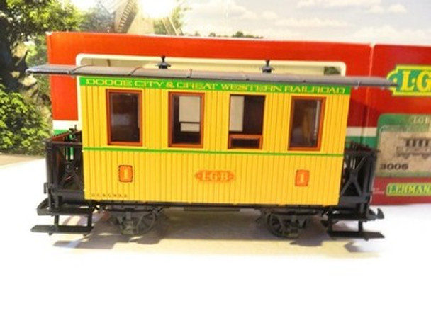 LGB G SCALE - LGB 3006 COACH PASSENGER CAR- LN- BXD - SH