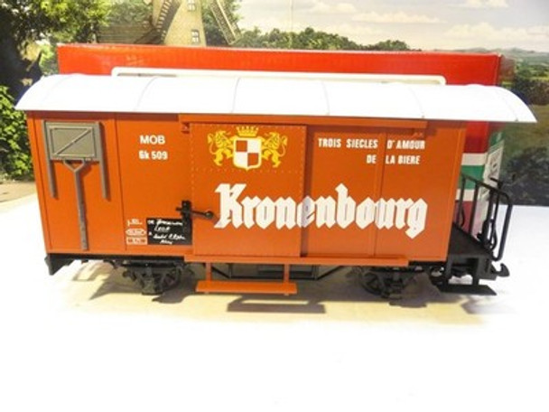 LGB G SCALE - LGB  4028 - KRONENBOURG BOXCAR  -LN -  SH LGB G SCALE - LGB  4028 - KRONENBOURG BOXCAR  -LN -  SH
