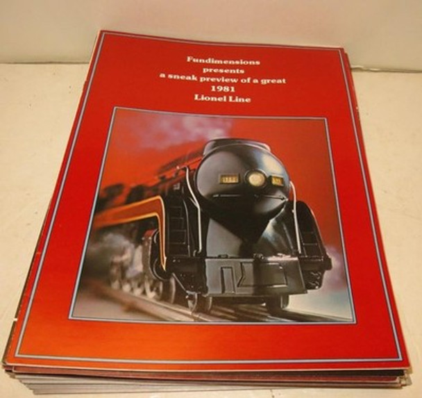 LIONEL TRAINS - MPC - 1981 SNEAK PREVIEW CATALOG- LN- W5