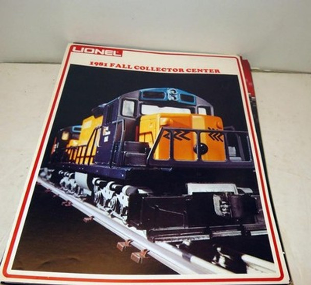 LIONEL TRAINS - MPC - 1981 FALL COLLECTOR CENTER CATALOG- LN- W5