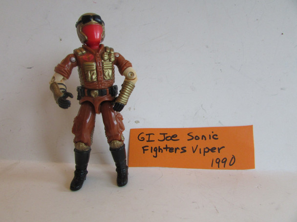 GI Joe Action Figure Sonic Fighters Cobra Viper 1990  L9w