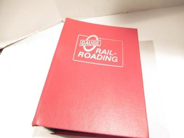 LIONEL TRAINS - O GAUGE RAILROADING MAGAZINE BINDER- LN - H1