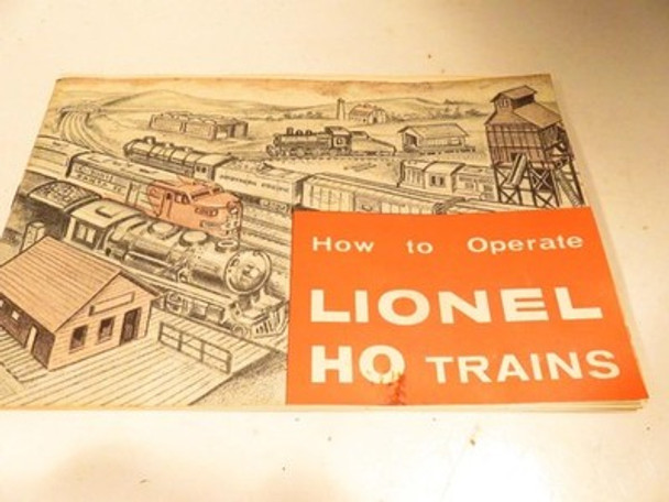 LIONEL POST-WAR HO TRAINS-  1960 INSTRUCTION BOOK- VG- B1B LIONEL POST-WAR HO TRAINS-  1960 INSTRUCTION BOOK- VG- B1B