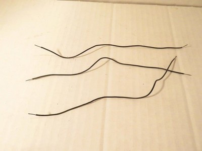 LIONEL  - 8" LONG BLACK WIRE SECTIONS-  3 PCS- NEW - USE FOR TENDERS ETC- SR160