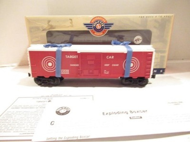 LIONEL POST-WAR CELEBRATION - 26763 EXPLODING BOXCAR - BOXED 0/027-  NEW