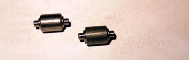 LIONEL PART -  PAIR OF ROLLERS W/STUBS - APPROX 1/2" - NEW- M29