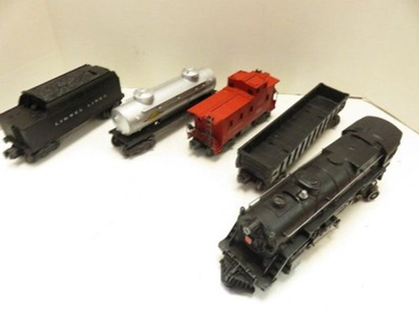 LIONEL POST-WAR 2025 STEAM LOCO FREIGHT SET- 0/027- EXC.- S26