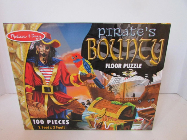 Melissa & Doug Pirate's Bounty Floor Puzzle #4402 100 pieces 2x3 Feet Easy-Clean