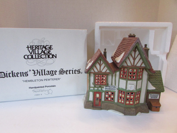 Dept 5658009 Hembleton Pewterer  Dickens Village Building No Cord D10