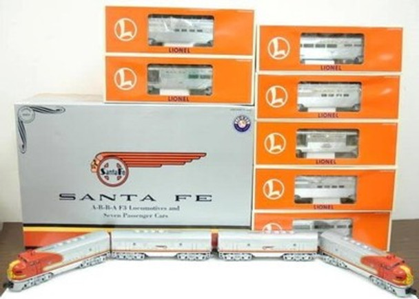 LIONEL 21786 SANTA FE F-3 A-B-B-A ANNIVERSARY PASSENGER SET- FACTORY SEALED