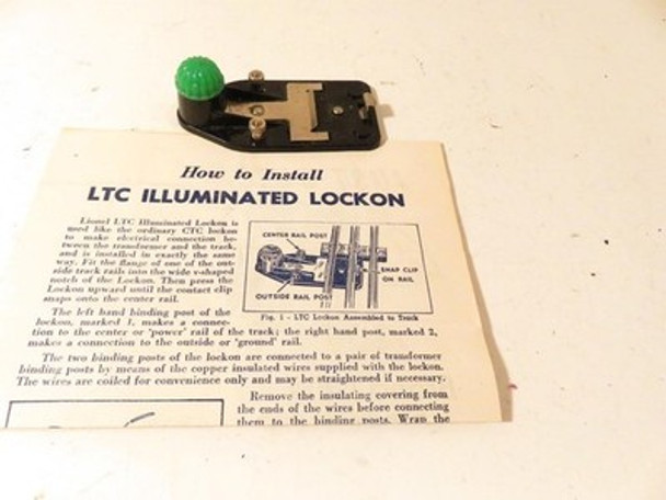 LIONEL POST-WAR - LTC LIGHTED LOCKON - EXC. - W/INSTRUCTIONS - SR59