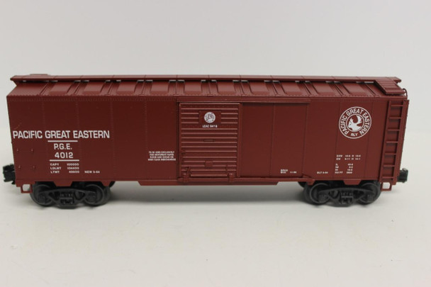 LIONEL LIMITED PROD.- LCAC- 9418 PACIFIC GREAT EASTERN BOXCAR- 0/027- NEW- M11|297130928425