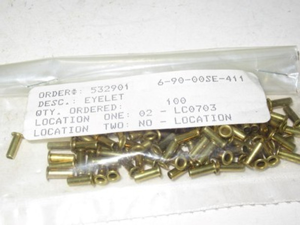 LIONEL PART POST-WAR - 6-90-00SE-411 ORIGINAL EYELETS -100 PIECES- NEW- M59|297392430487