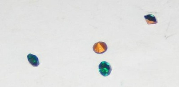 LIONEL PART - 700E-166-  GREEN JEWELS FOR BOILER FRONT- (4)- NEW- M61|396735939550