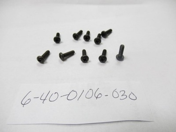 LIONEL PART-  SCREWS -640-0106-030- #4-40 X 3/8 SCREWS -10 PIECES- NEW- SR19|396779090351