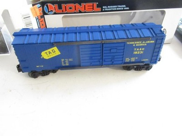 LIONEL- 19231- TENNESSEE, ALABAMA & GEORGIA DOUBLE DOOR BOXCAR- 0/027- NEW- B20|396917839953