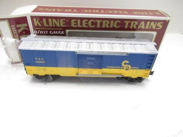 VINTAGE K-LINE  K640-803 CHESAPEAKE & OHIO BOXCAR -  0/027- LN- B17|297517813289