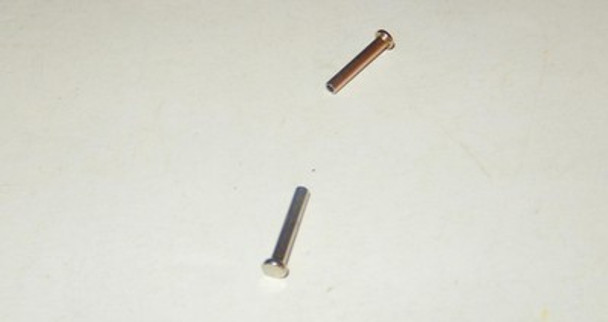 LIONEL PART - POST-WAR TURBINE- 671-107 - COLLECTOR RIVET -(2)  - NEW- H16|357155035319