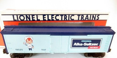 LIONEL -19525 SPEEDY ALKA-SELTZER REEFER - 0/027 - D/C TRUCKS- BXD- HB1|297509053546