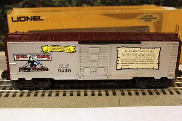 LIONEL - 9430 JOSHUA COWEN BOXCAR-  THE STANDARD  YEARS - 0/027- BOXED - W56|297610424817