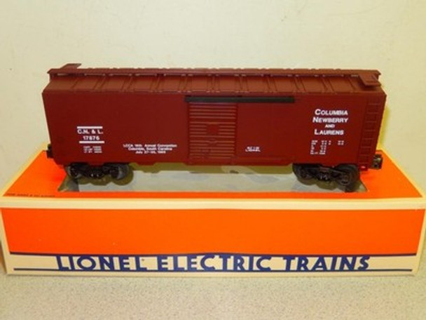 THE LIONEL VAULT- 17876- 1989 LCCA COLUMBIA NEWBERRY & LAURENS BOXCAR- NEW- B12|357616588530
