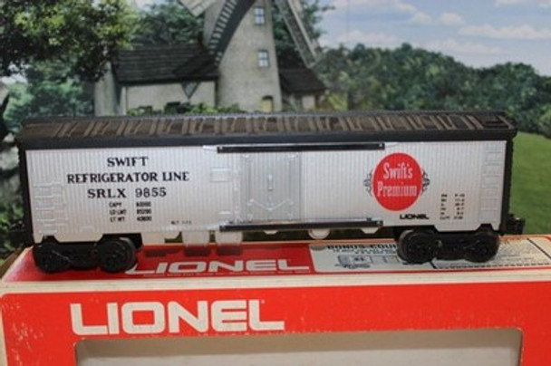 MPC LIONEL - 9855 SWIFTS BILLBOARD REEFER - LN - 0/027- BOXED- B9|297610451903