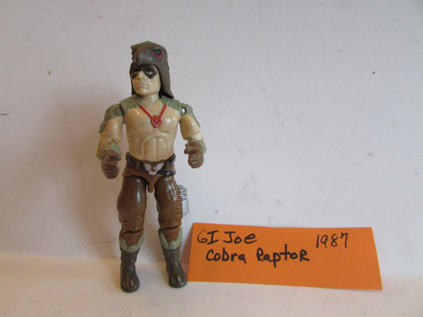 GI Joe Action Figure Cobra Raptor 1987 3.75" Original  L9b|297630108671
