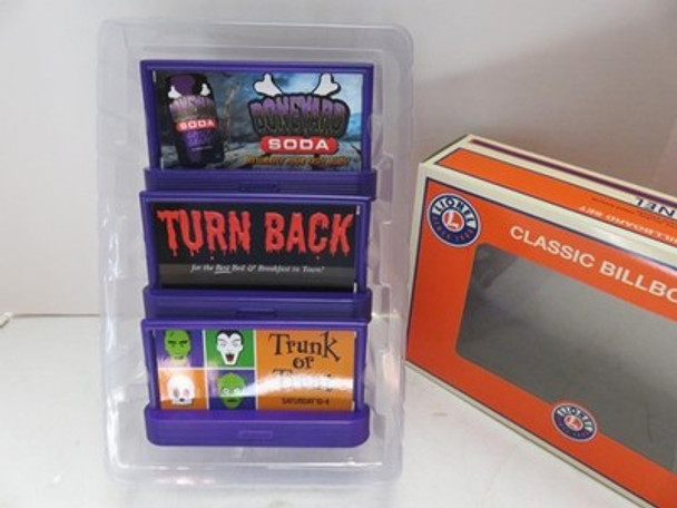 LIONEL TRAINS - 2230160 HALLOWEEN BILLBOARD SET- ON SALE   027- NEW-- SH|297676379451