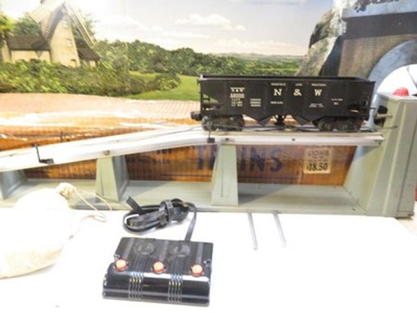 LIONEL POST-WAR - #456 OPERATING COAL RAMP/CAR/CONTROLLER- BOXED- EXC. -S7|297684695621