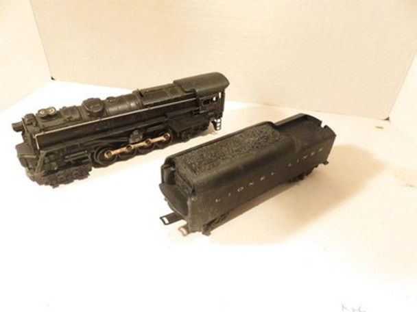 LIONEL TRAINS POST-WAR 681 STEAM TURBINE W/WHISTLE TENDER- RUNS EXC.- B6R|397157166631