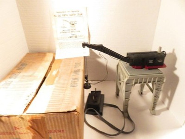 LIONEL POST-WAR  ORIGINAL 282 OPER. GANTRY CRANE RE-WIRED- WORKS FINE- BXD -S16|397157166673