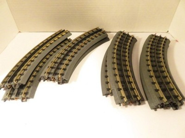 MTH TRAINS  REALTRAX 031 CURVE SECTION SOLID RAIL - 8 SECTIONS-CIRCLE- LN -S31J|357486562518