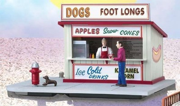 LIONEL 14160 OPERATING FRANKS HOT-DOG STAND ACCESSORY- 0/027- NEW - SH