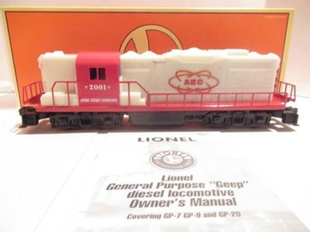 LIONEL 28527 AEC GLOW IN THE DARK GP-9 DIESEL W/TMCC & RS- BOXED - NEW- H1C