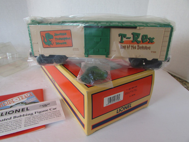 Lionel 6-26726 T-Rex Box Car New Bobbing T-Rex Head  Boxed  SH