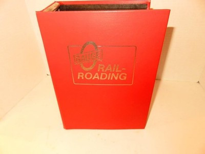 LIONEL TRAINS - O GAUGE RAILROADING MAGAZINE BINDER- LN - 13 ISSUES - H1SW