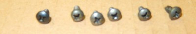 LIONEL PART- 2036-164   SCREWS -6-32 X 1/4" - 6 PIECES- NEW- SR6