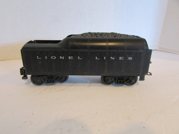 Lionel Lines O Gauge Trains Black Tender PlasticW3
