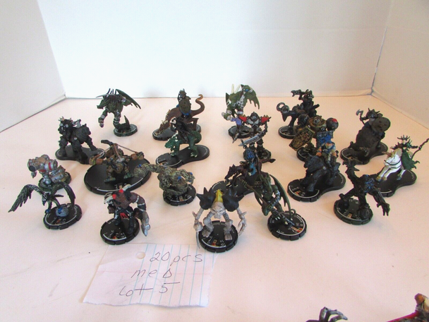 Mage Knights Castle Pieces Dungeons Dragons Miniature Figures Small 20 pcs Lot5