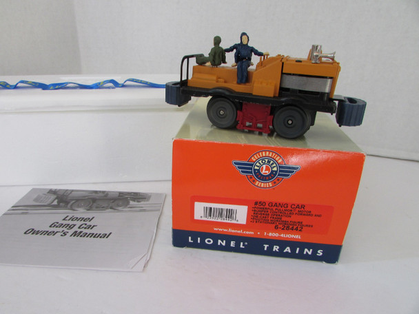 Lionel 28442 #50 Gang Car MIB Motorized Used Post War Celebration  B7