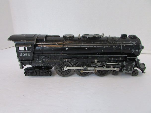 Lionel 2055 Post War Steam Engine 4-6-4 Serviced Works Paint Wear LOOK SH