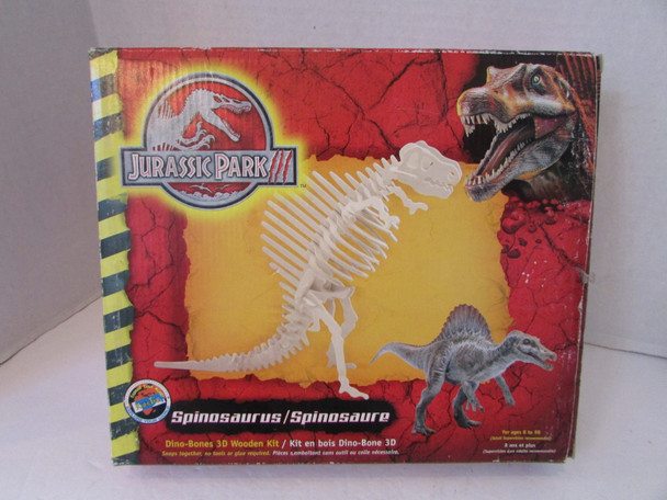Kid's Tek Spinosaurus Dinosaur Dino Bones 3D Wooden Kit New L79